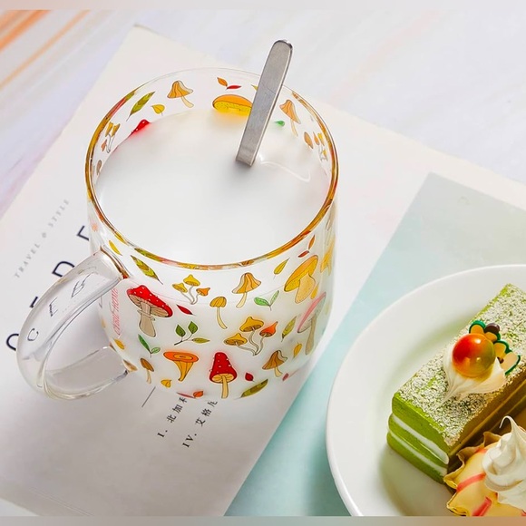 CYBIL HOME MUSHROOM MUG WITH TEASPOON - Picture 5 of 9